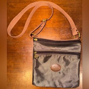 LONGCHAMP LE PILAGE Vintage Nylon Crossbody Fold Over Bag VGVC